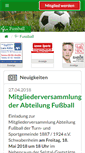 Mobile Screenshot of fussball.tsg-schwabenheim.de