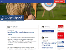 Tablet Screenshot of bogensport.tsg-schwabenheim.de